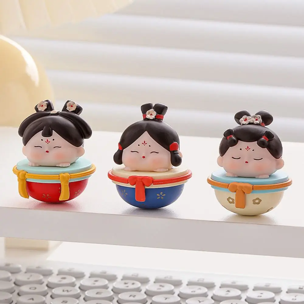 

Resin Ancient Style Model Doll Chinese Style Handmade Ancient Clothing Girl Action Figurine Crafts DIY Crafts