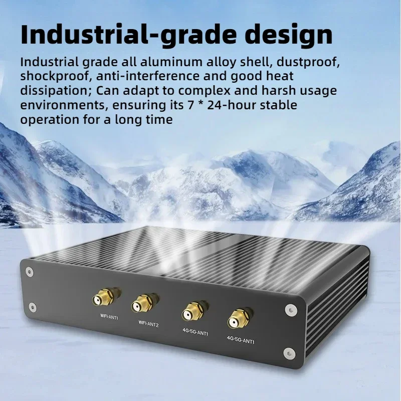 Industrial Control Box RK3588 Micro Computer Main Board Android 12 Industrial Control Host 4K HD Fanless Silent Edge Computer
