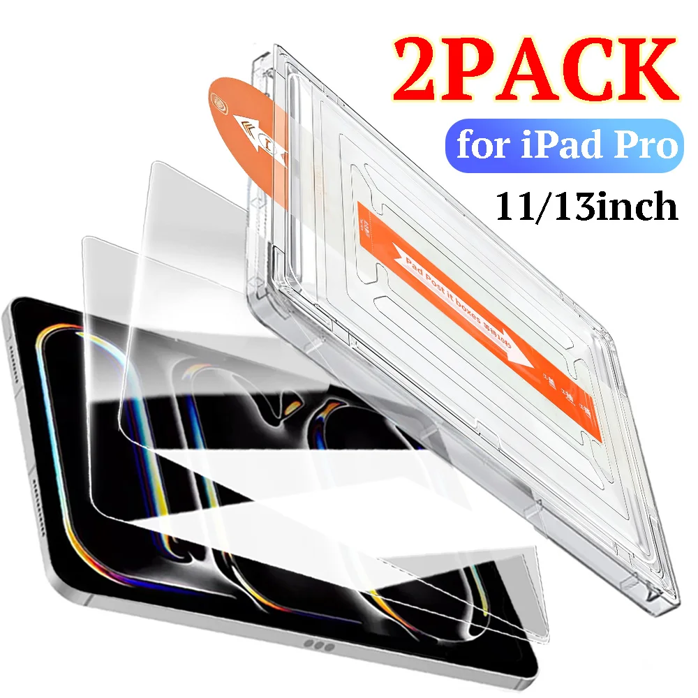 

Простая в установке защитная пленка для экрана IPad 11 дюймов 13 дюймов Защитная пленка из закаленного стекла Ani-Scratch для IPad 11 дюймов 2025 2024