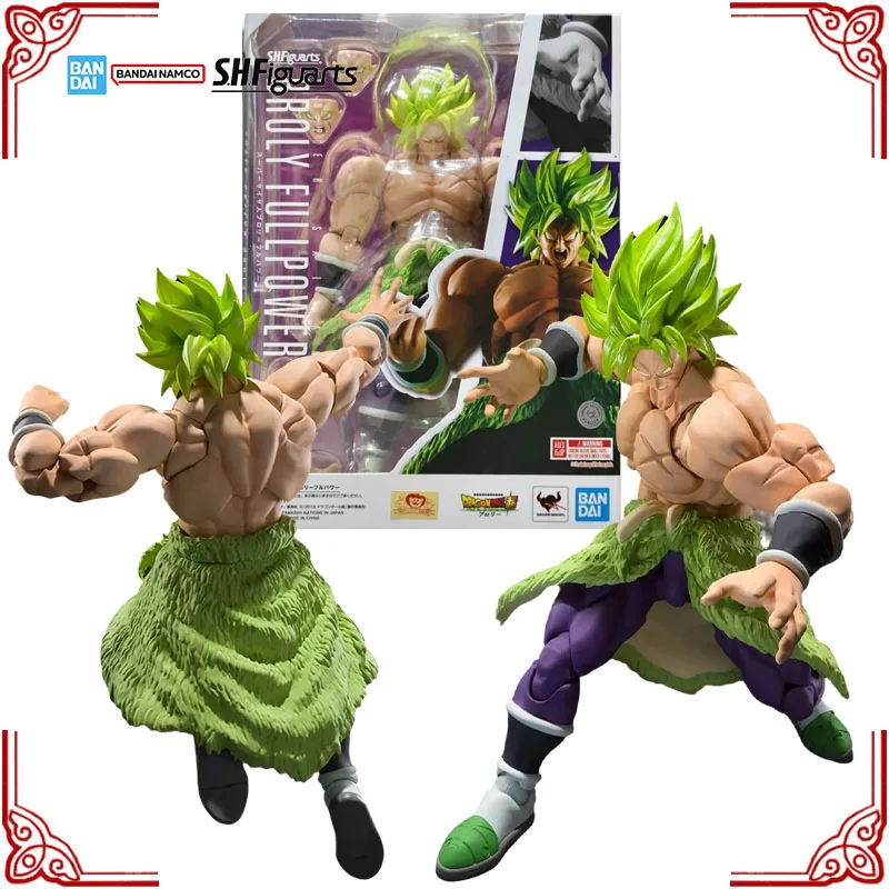 Em Estoque: Kit de Modelo Original Bandai Dragon Ball SHF Super Saiyan Broly Fullpower - Figura de Ação de Anime Colecionável (Modelo Acabado) Em Estoque: Kit de Modelo Original Bandai Dragon Ball SHF Super Saiyan Broly Fullpower - Figura de Ação de Anime Colecionável (Modelo Acabado)