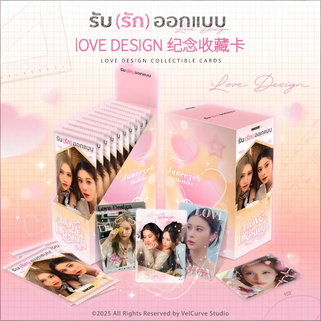 

10Packs/Box Thai Drama Love Design Collectible Cards Janeeyeh Methika Official Trading Cards UR SP Fans Souvenir Gift