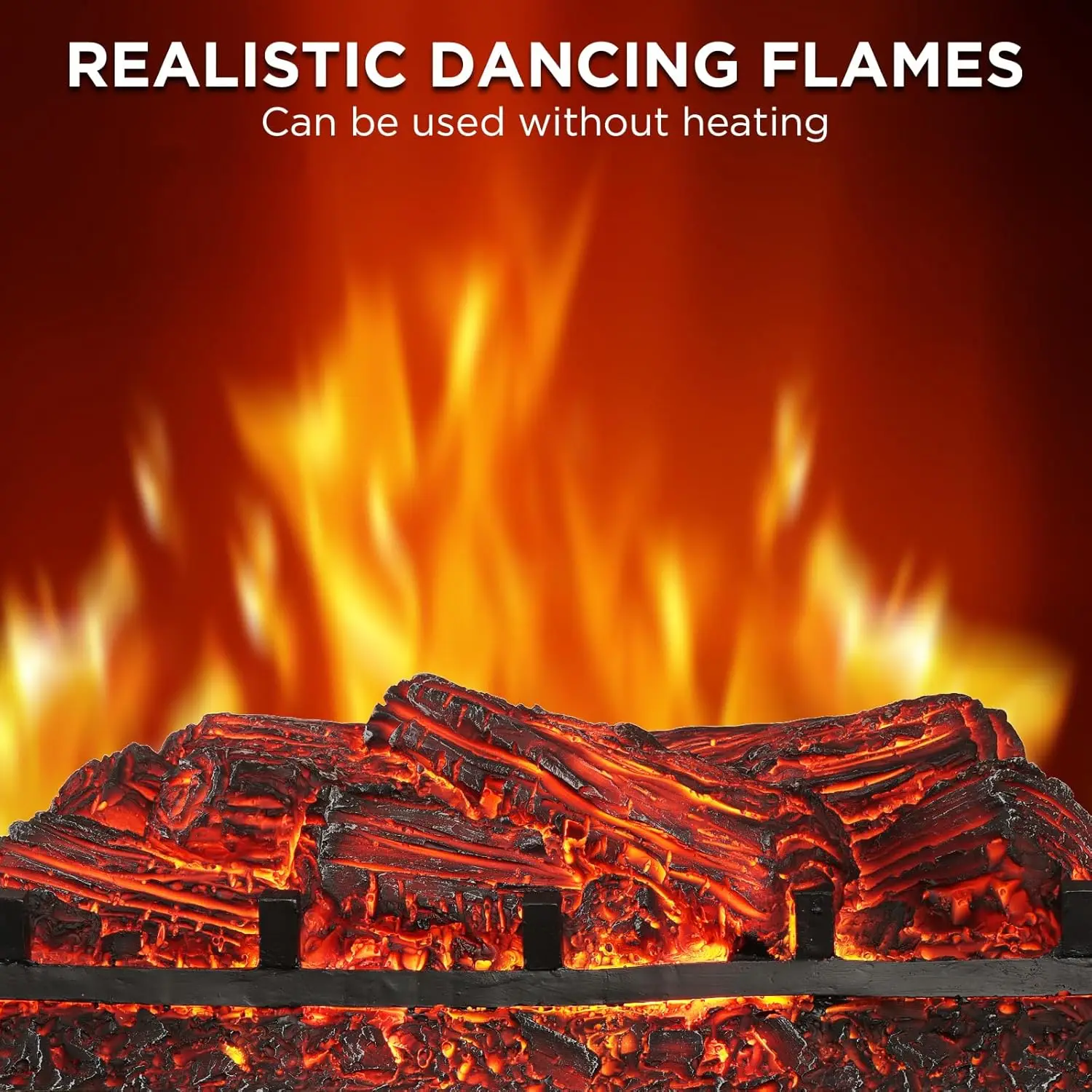 Flame Infrared Electric Fireplace Logs, 23