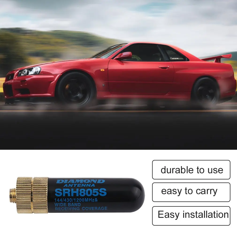 

Hot Dual band VHF/UHF 144/430/MHz Antenna SRH805S 2.15dBi SMA-F Female Antenna for B-a-of-e-n-g GT-3 UV-5R Radio Wholesale