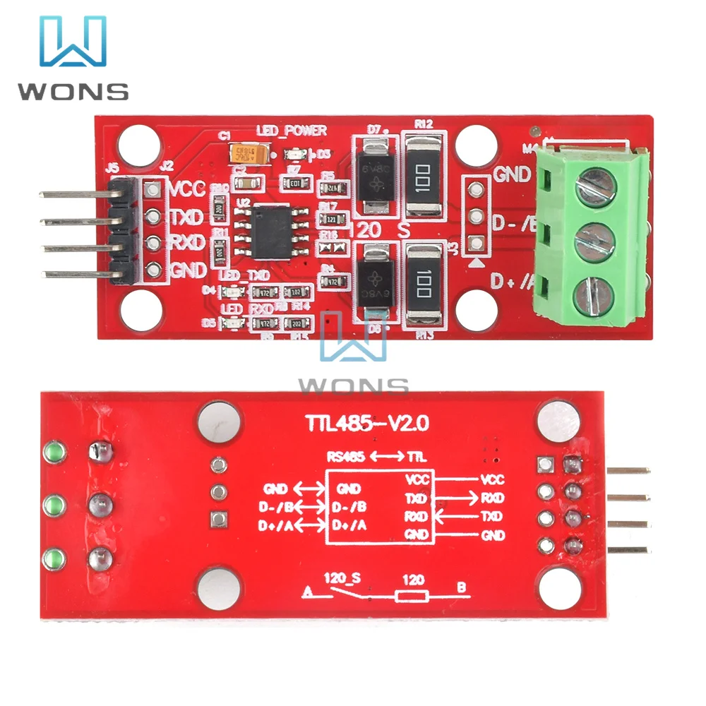 TTL to RS485 module 485 to serial port UART level switching hardware automatic control flow