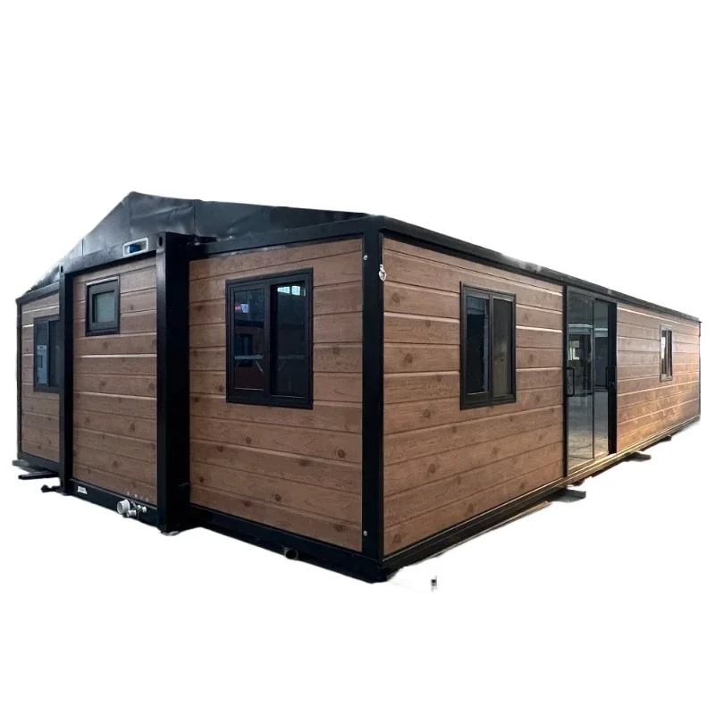 OEM Luxury 3 Bedroom 20ft 40ft Expandable Container House Modern Design Style Low Price Made From Sandwich Panel