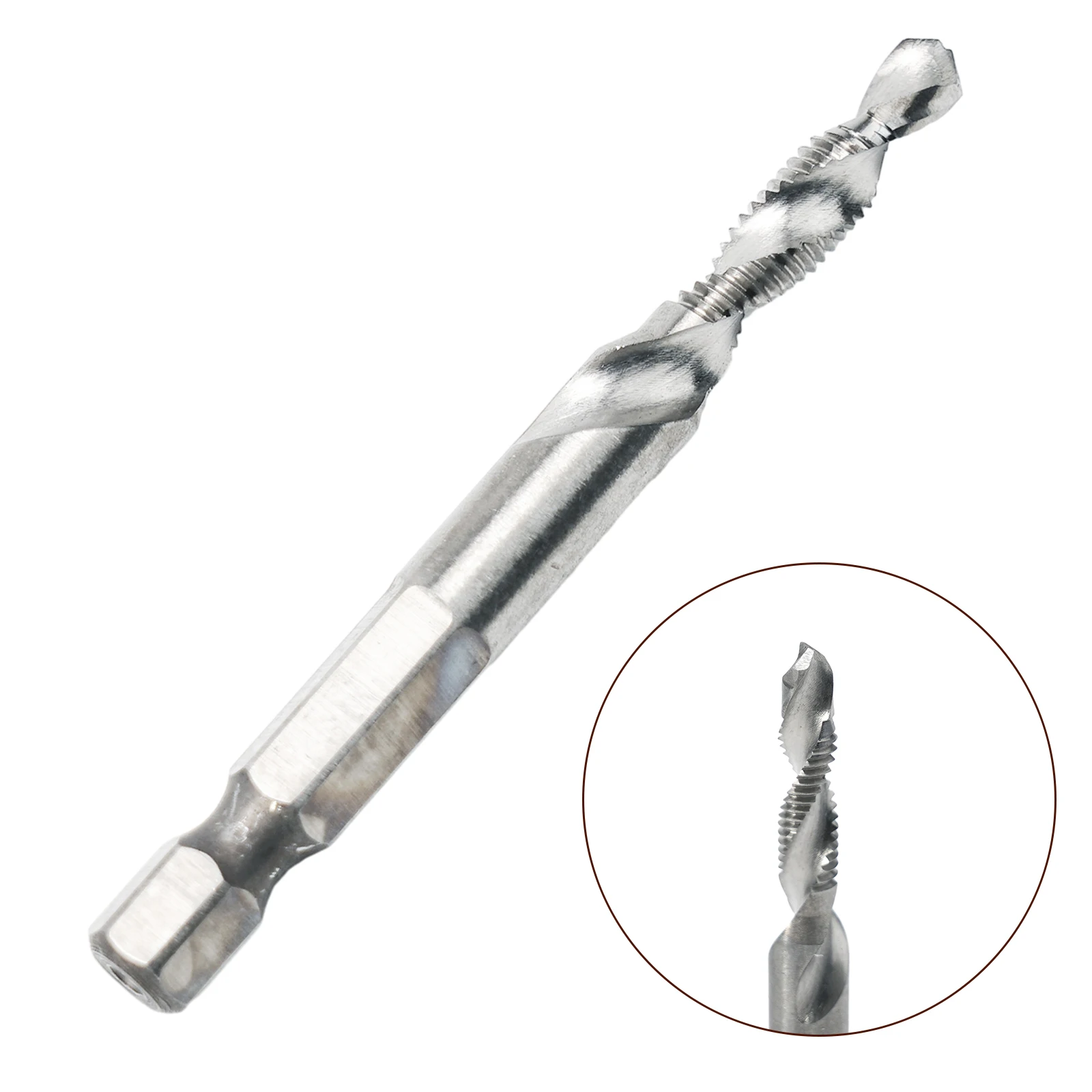 كفاءة M3M4M5M6M8M10 مركب الحنفية مثقاب الخشب دوامة برغي الحنفية 1/4 \\\'\\\' عرافة عرقوب HSS لسطوع متفوق