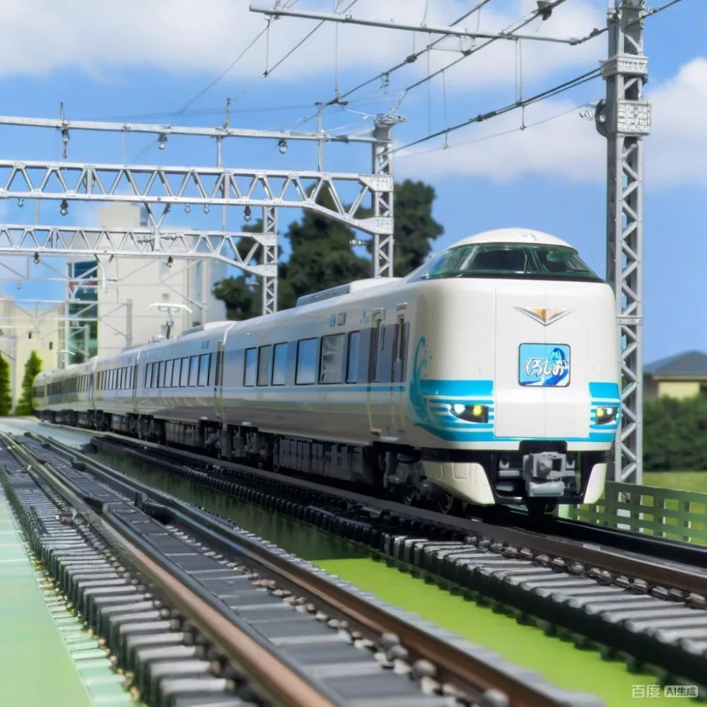 KATO N-type 1/160 Scale Model Train 287 Series Express Train 10-2215 Powered 6-car Simulation Model Boys Toy Gift