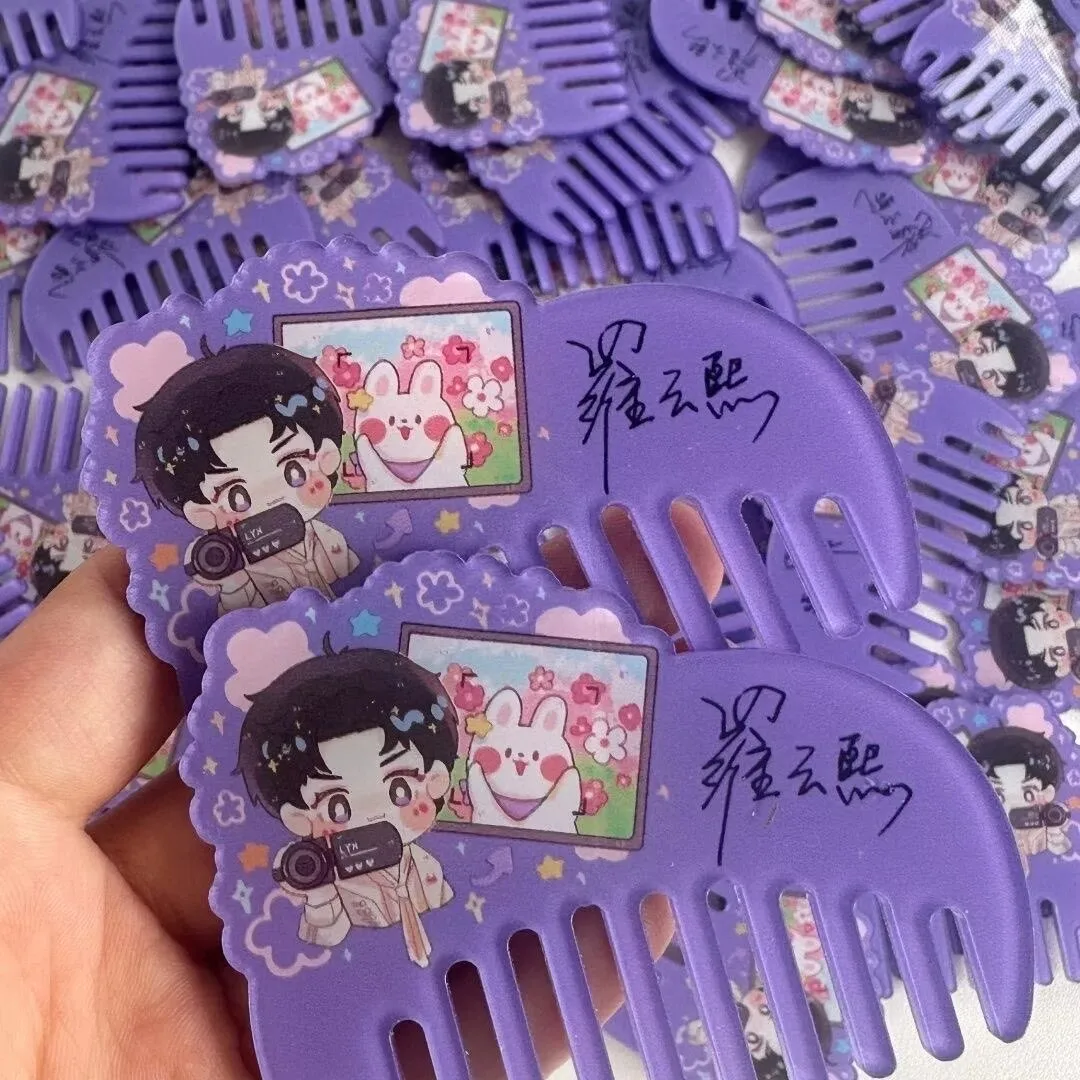 

New Luo Yunxi Cartoon Acrylic Hairband Celebrity Comb with Cute and High Beauty Surrounding Fans' Supporting Gifts