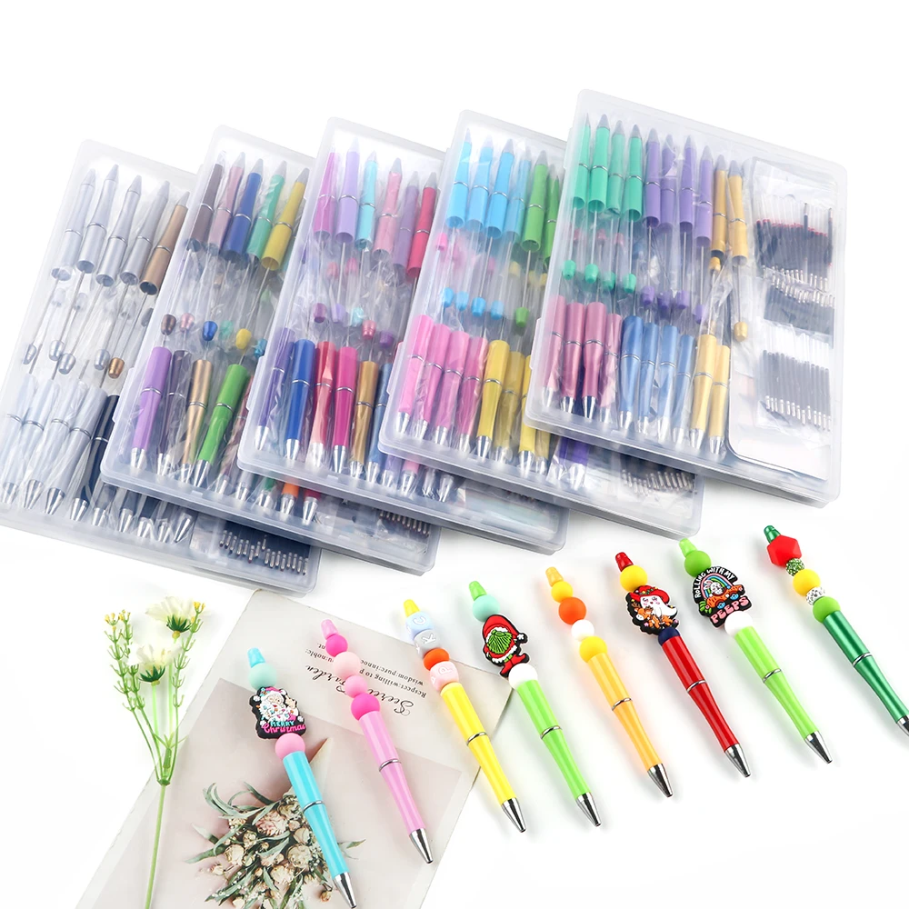 

150 Pcs/Box Ballpoint Pen Refills Pen Bags Mixed For DIY Jewelry Teacher's Day Gifts