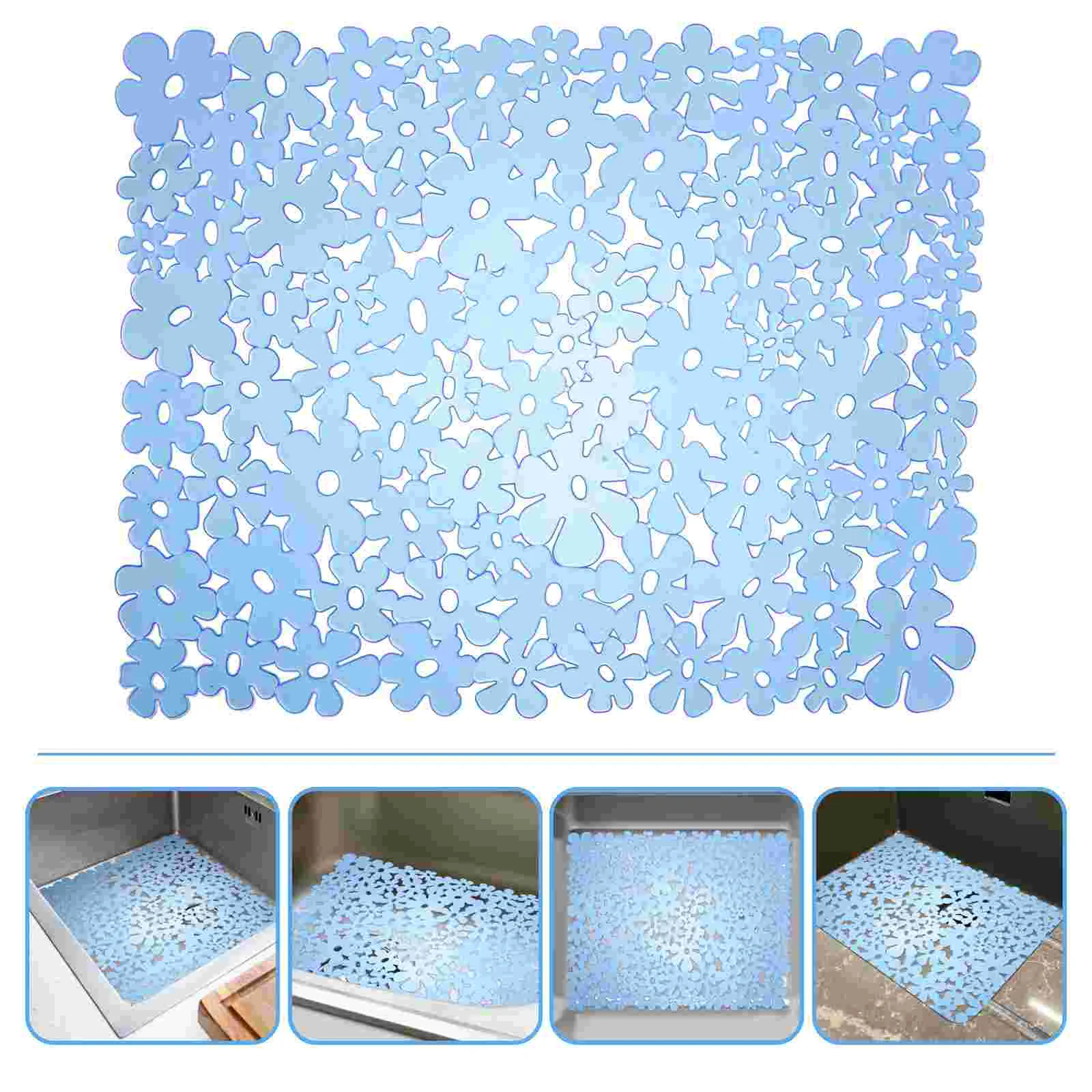 

Kitchen Sink Mat Sink Protector Fast Draining Sink Mat for Dishes and Glassware sink protectors for kitchen sink