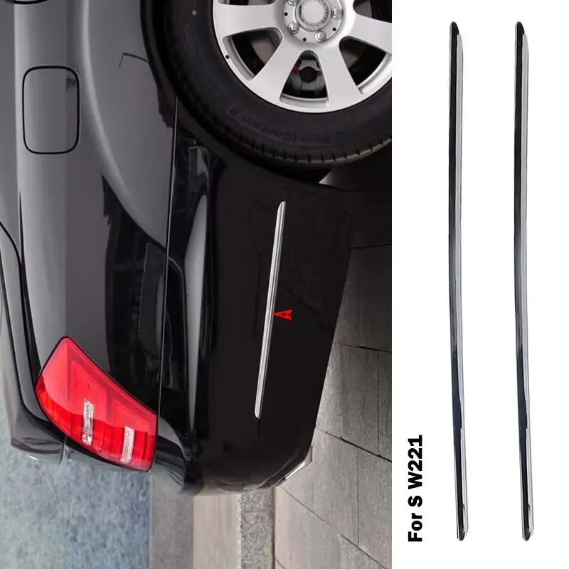 

Rear Bumper Side Chrome Trim Chromium Styling Accessories A2218850321 A2218850421 For Mercedes Benz S Class W221 2010-2012