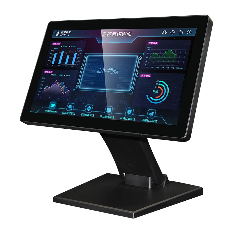 

18.5 Inch Customized Panel PC High Data Security Industrial Computer With Resistive Touch Screen All-in-One Solution