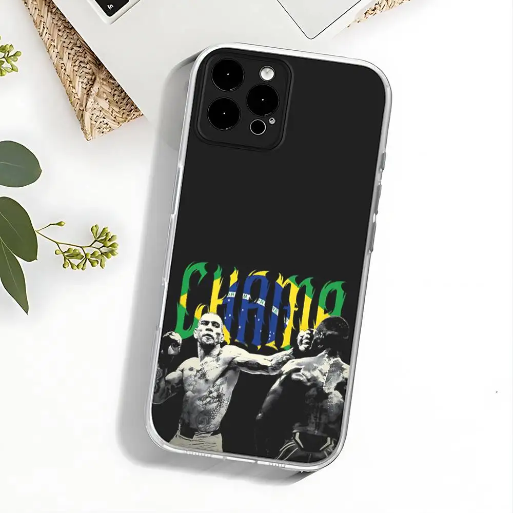 حافظة هاتف Fighting Pereira Alex لهاتف iPhone 17,16,15,14,13,12,11 Pro,Max,Plus,X,XS,XR,SE4,E غطاء ناعم شفاف صغير