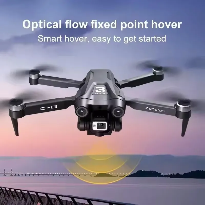 Nuovo Z908 Pro/MAX Drone Professionale 8k HD Macchina Fotografica 2.4G WIFI Evitamento Ostacoli Elicottero Quadcopter RC Monitoraggio di Sicurezza UAV