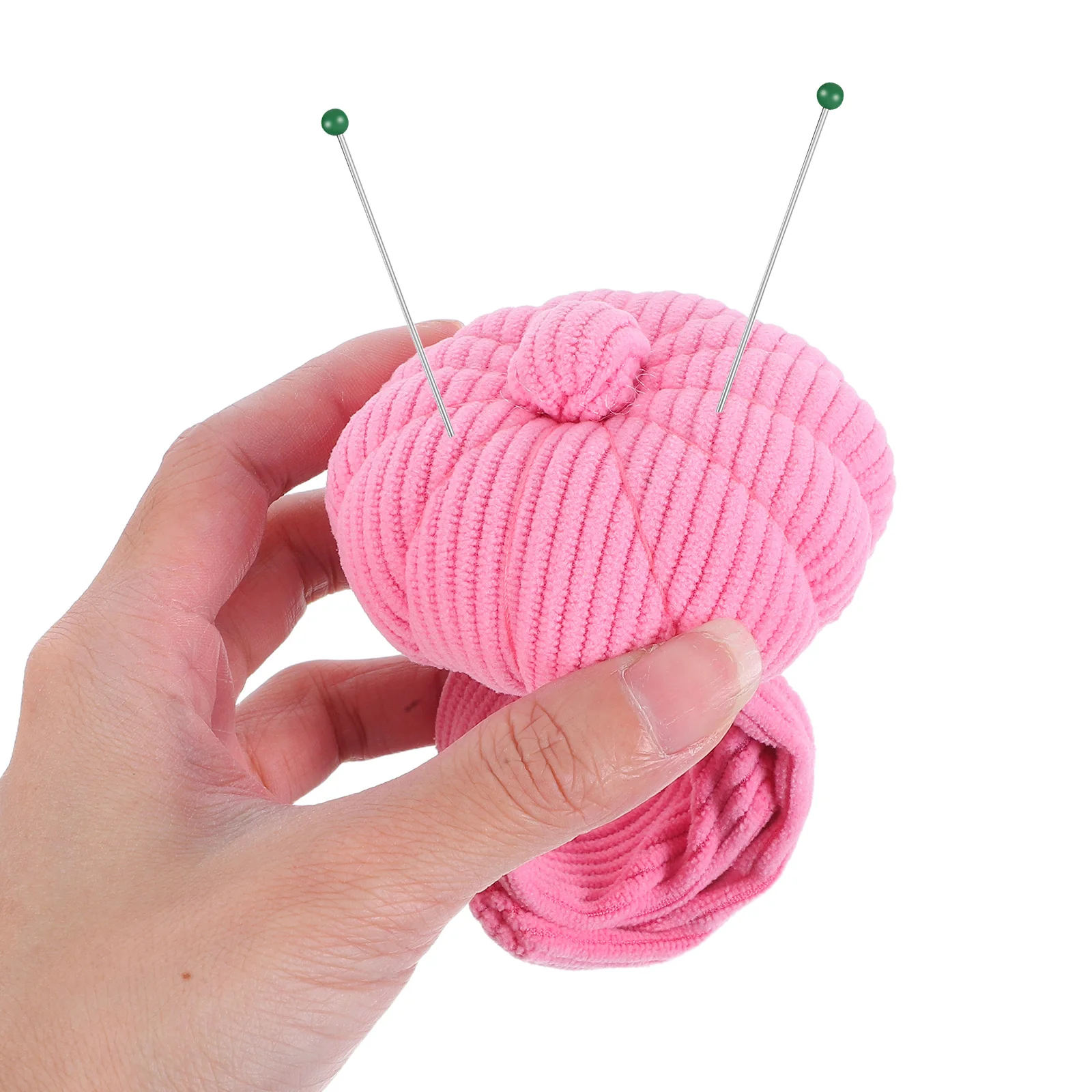

Cute Sewing Supplies Needle Holder Pincushions Pumpkin Wrist Band Elastic Bracelet Hand Accessories
