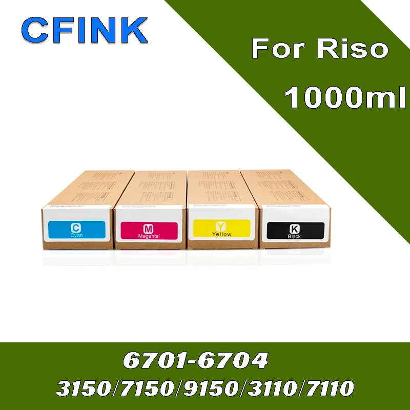 

CFINK for Riso S-6701G S-6702G S-6703G S-6704G Compatible Ink Cartridge For Riso 3150 7150 9150 3110 7110 3150R 7150R S-6300G