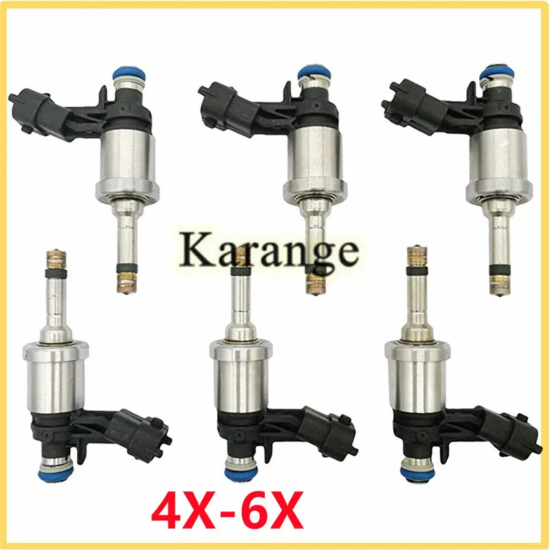 62801 4X-6X Fuel Injectors For Chevrolet Camaro Traverse For Acadia CTS 3.6L 12638530 12669384 12669384 Car Auto Part 0261500114