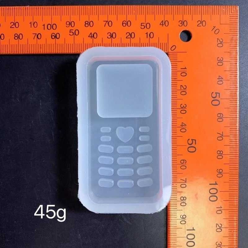 

91AC Clear Silicone Molds Resin Casting Shaker Mold Resin Epoxy Mold for DIY Crafts Pendant Keychain Jewelry Making