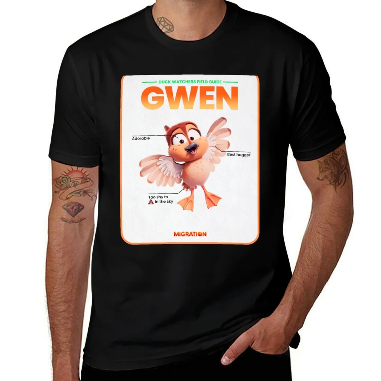 Migration T-Shirt Simple Print Design T-Shirt