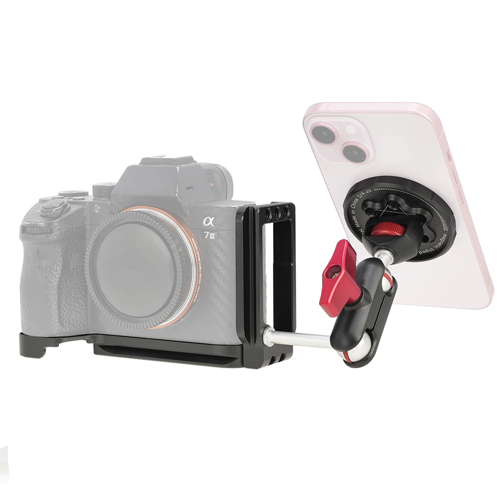 FOTGA-قاعدة هوائي مغناطيسي ، درجة قابلة للتعديل ، غلاف معدني ، مثبت راديو لليد السحرية البازلاء