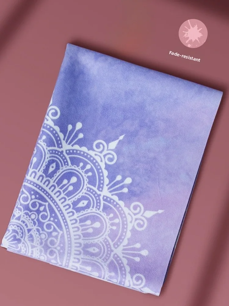 

Portable Thin Suede Yoga Mat Rubber Printed Absorbent Non-Slip Gaiam Brand Fitn Sports Yoga Towel Series II