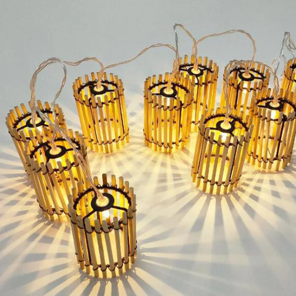Bamboo Lampshade Light Covers Ceiling Hanging Floor Pendant Small Accessories Indoor