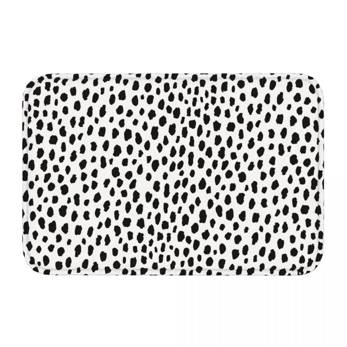 Fur Non-slip Doormat Dalmatian Spots Living Room Kitchen Mat Outdoor Carpet Home Pattern Decor