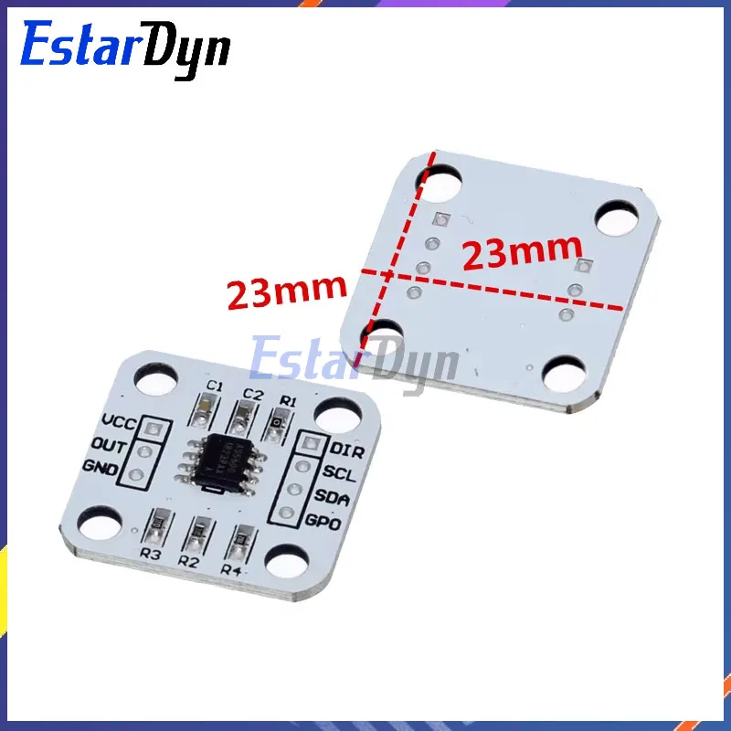 Estardyn AS5600 magnetic encoder magnetic induction angle measurement sensor module 12bit high precision