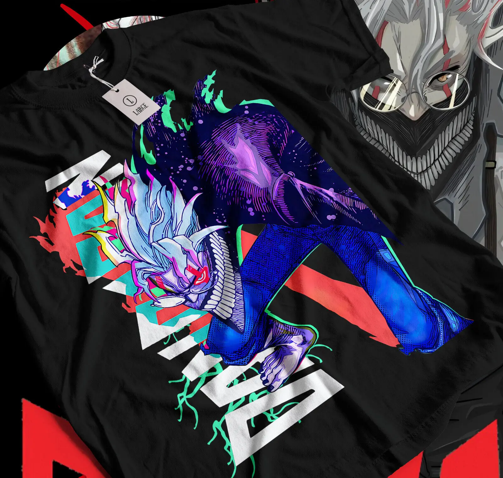 

Dandadan Okarun T-shirt Okarun Momo Ayase Gift black Anime Shirt All Size 042