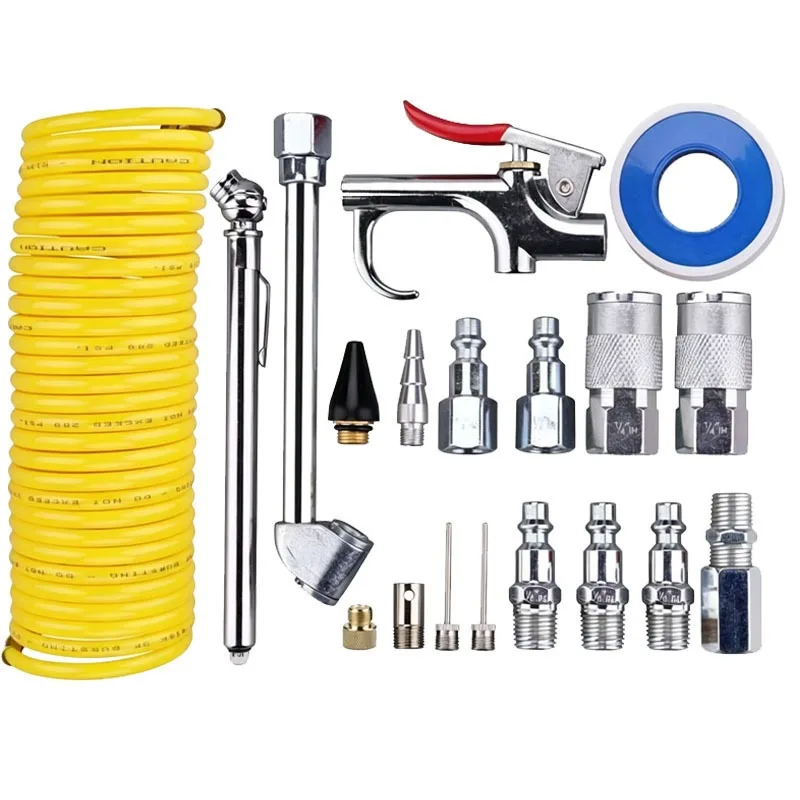 For 20-Piece Set, Quick Connector, Pneumatic Tool, Dust Gun, Tool Set, Pneumatic Air Compressor Set 2pcs.