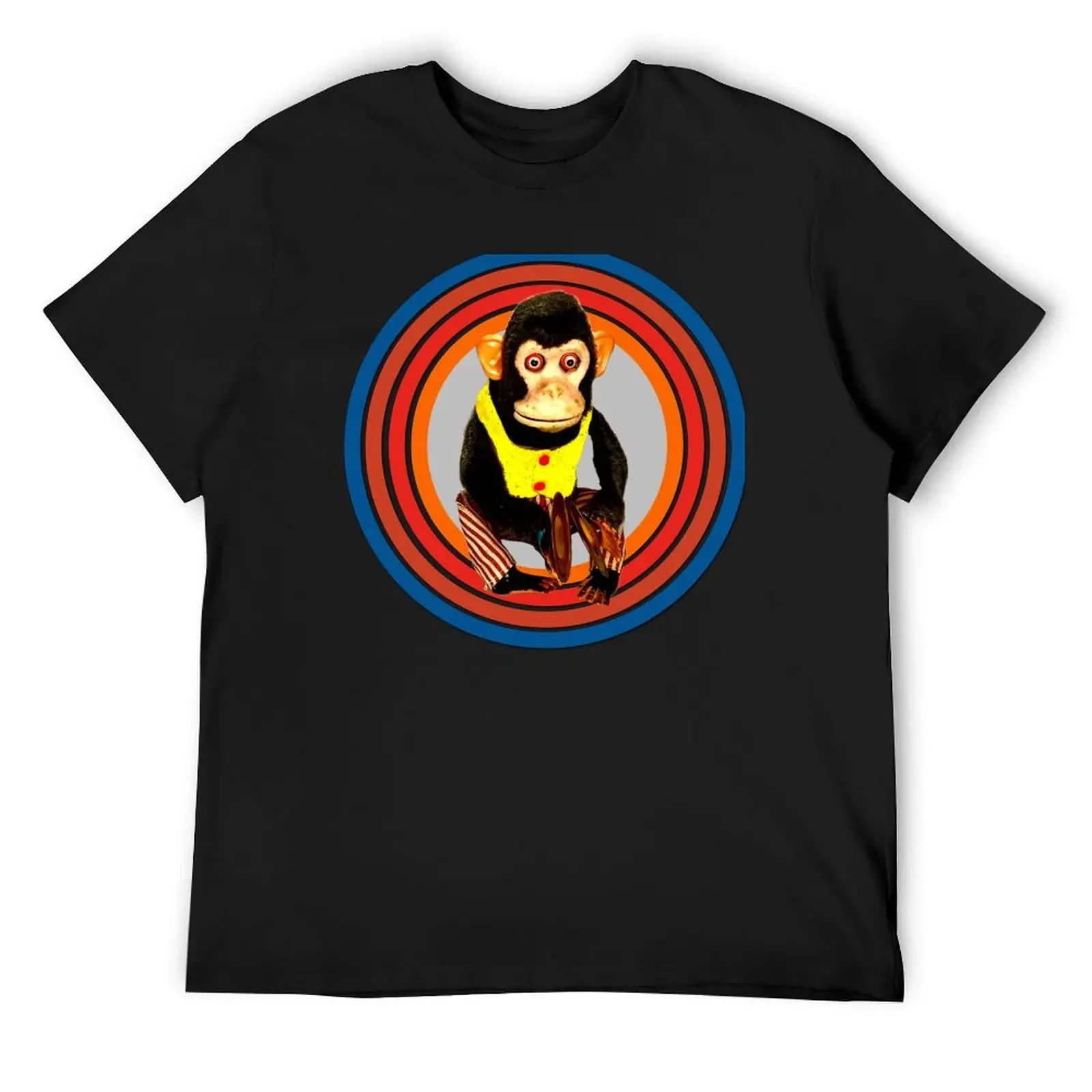 

Cymbal Chimp Toy, Jolly Monkey With Cymbals Vintage Retro T-Shirt customs vintage t shirts new edition black t-shirts for men