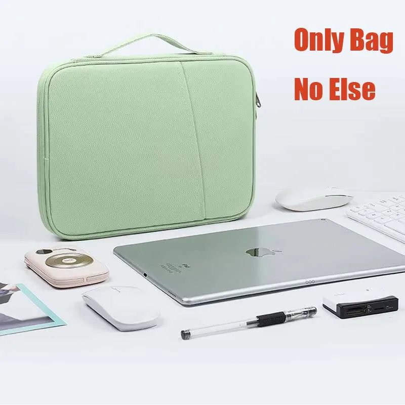 for Ninkear N16 Pro A15 Plus Pro Laptop Bag Waterproof Sleeve Handle Carry Case Storage Pocket for Mouse Keyboard Pouch Bumper