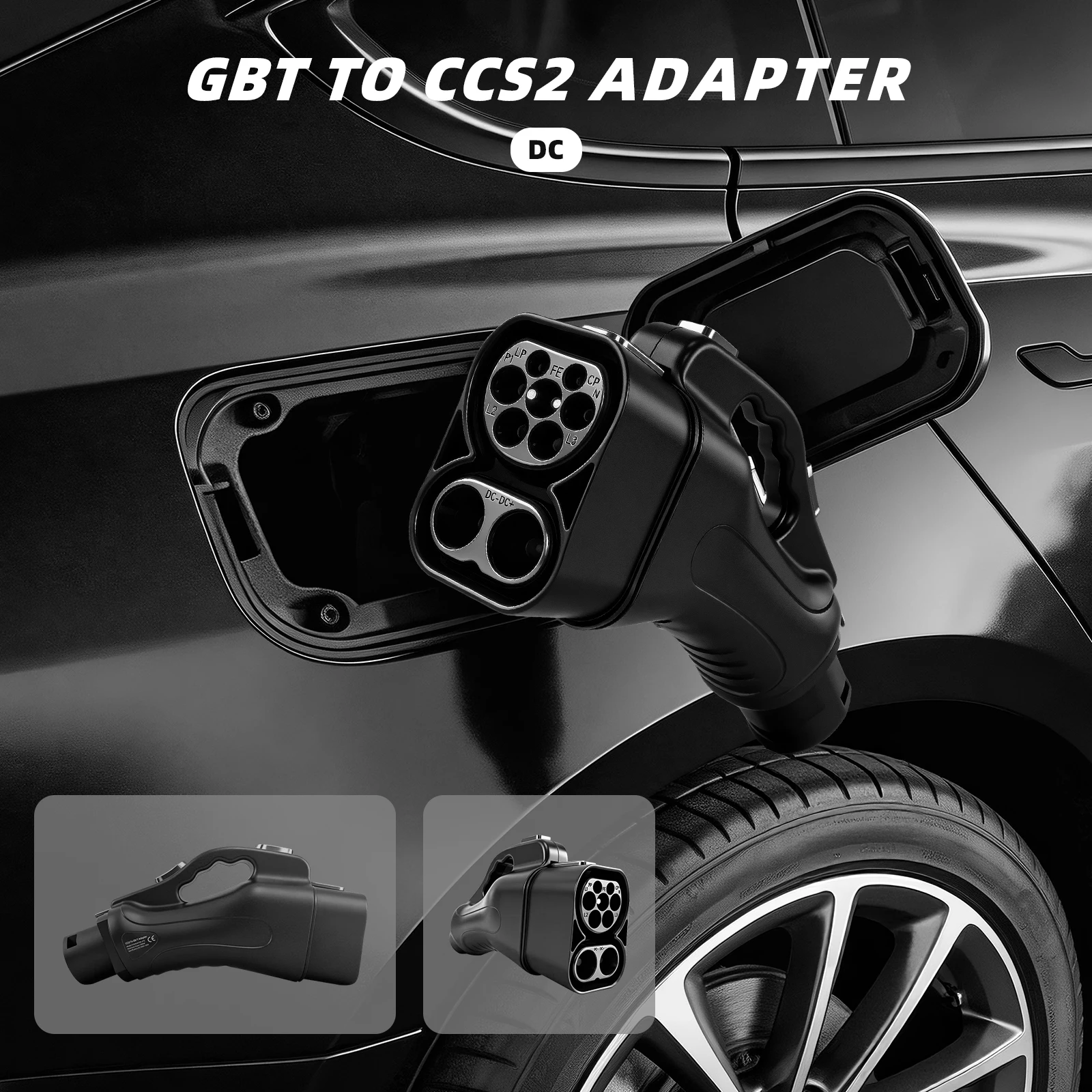GBT to CCS2 Dc Adapter Plug Ev Charging Adapter Fast Charging 250A/300A 200V-1000V Ev Charging Adapter