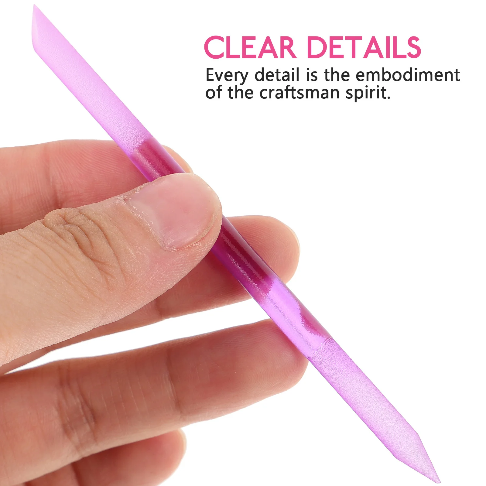 

2Pcs Glass Nail Files Portable Manicure Pedicure Tools for Natural Nails Acrylic Nail Shaping Fingernail File Manicure Tool