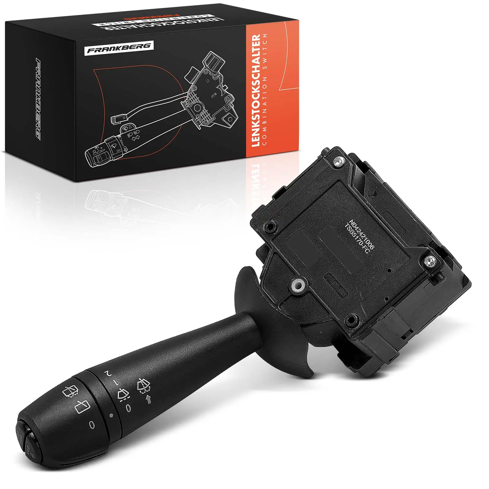 Frankberg 1x Combinatieschakelaar Stuurbediening Ron Schakelaar voor Renault Clio IV BH Twingo III BCA 8201193345 251701