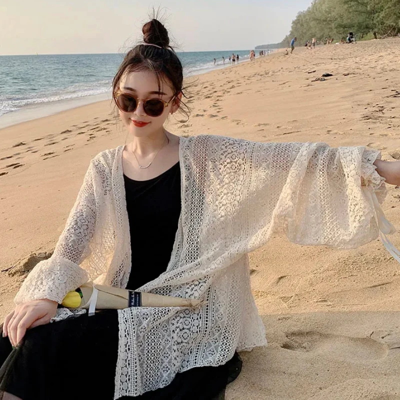 

Куртки женские с вырезами солнцезащитные шикарные летние простые женские мягкие верхняя одежда Mujer тонкие повседневные пальто однотонные корейские праздничные универсальные