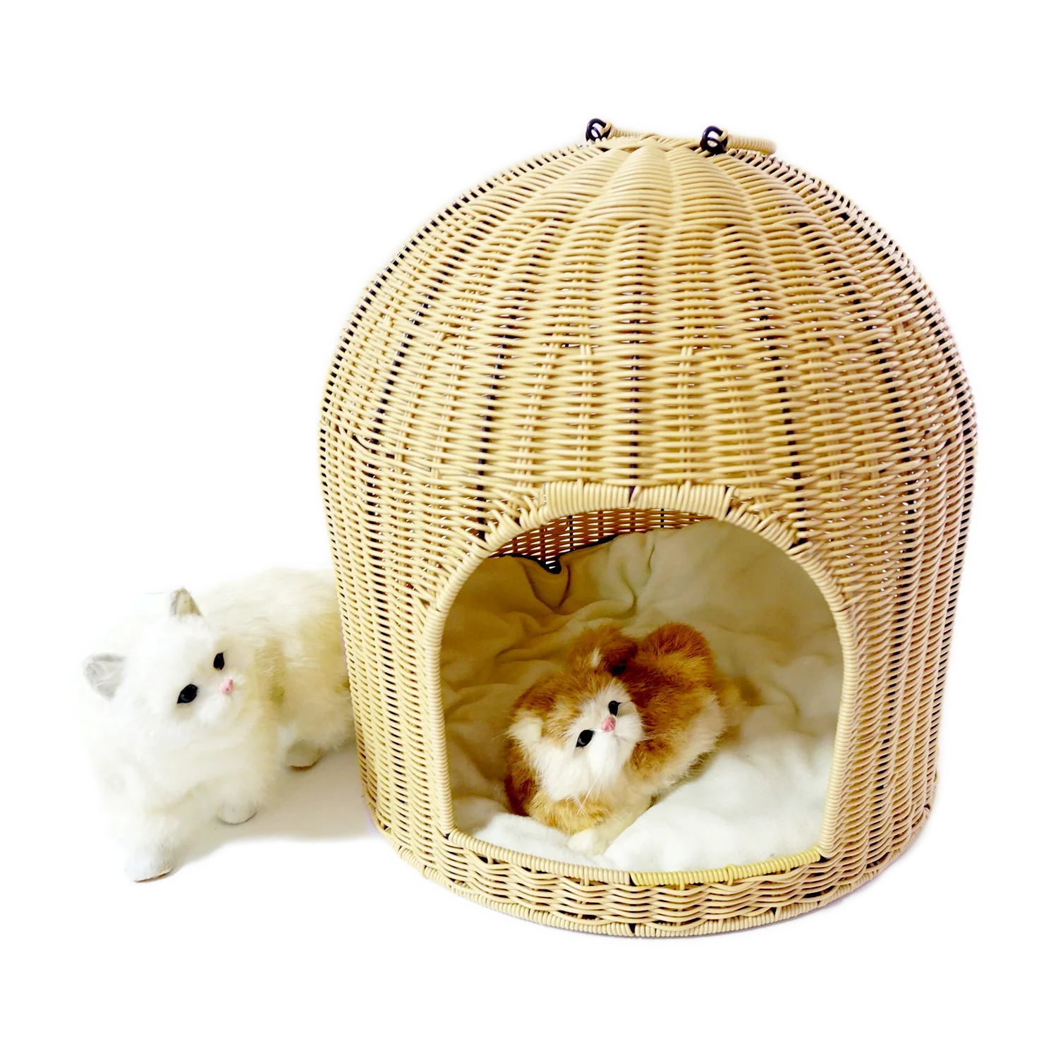 

XH Товары для домашних животных ПП плетеное гнездо для собак из ротанга Four Seasons House Кровать для кошек и клетки для домашних животных
