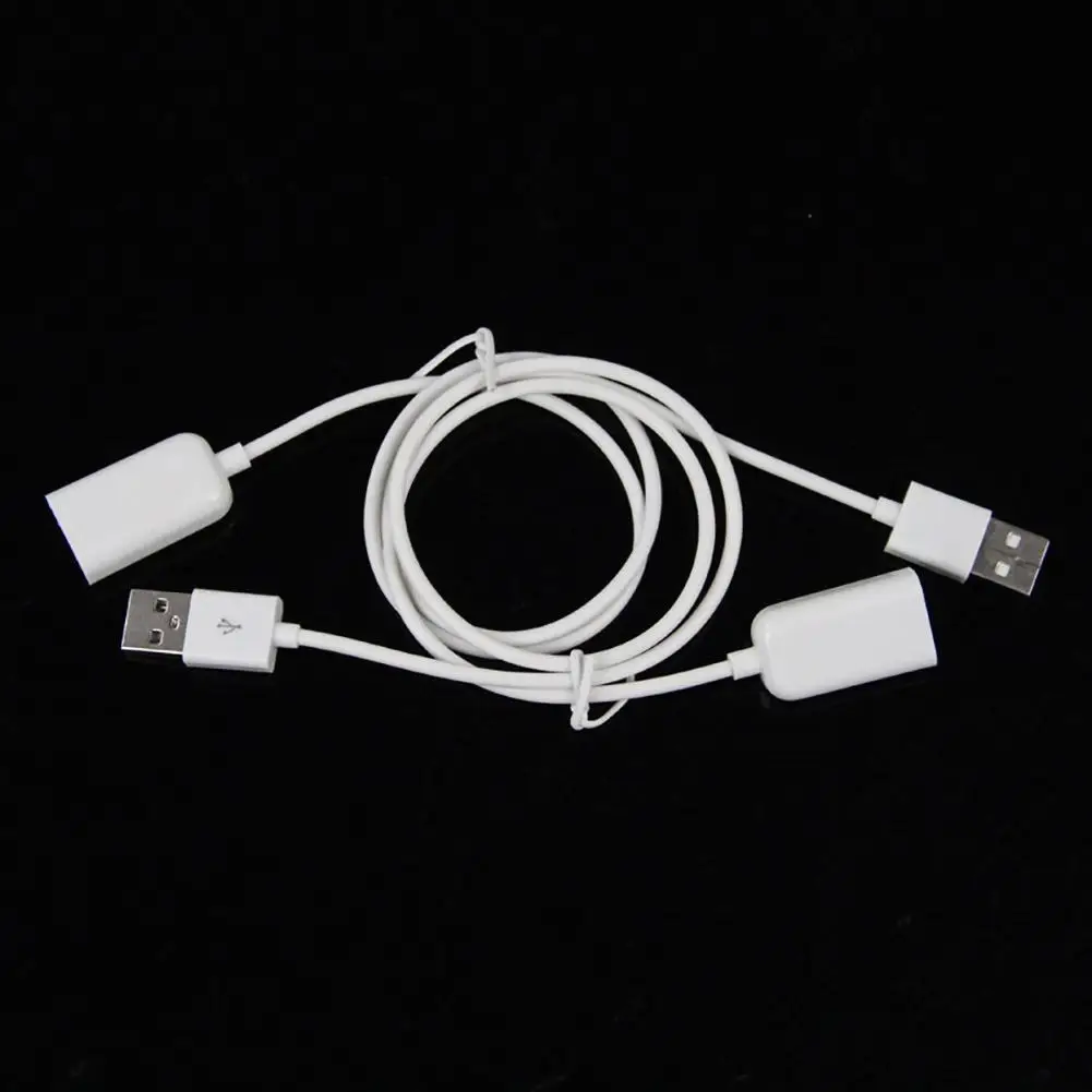 1/2/3/4/5/10PCS White PVC Metal USB 2.0 Male to Female USB Extension Adapter Cable Cord 1m 3Ft USB Devices Hub