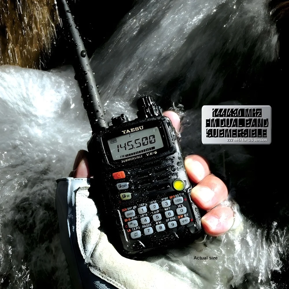 

YAESU VX-6R VHF/UHF Dualband Handheld Transceiver
