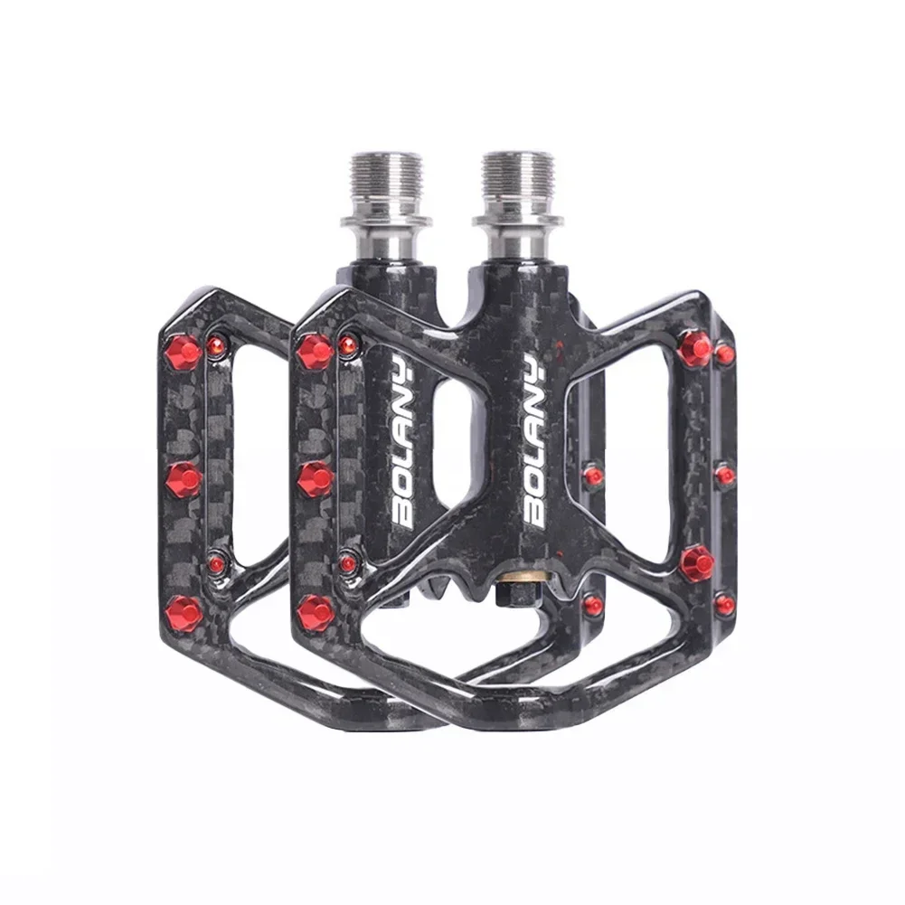 Bicycle Platform Pedals Widen Mountain Bike Pedal Footboard Anti-Slip Smooth Bearing Bicycle Pedal MTB Cycling Bike Parts