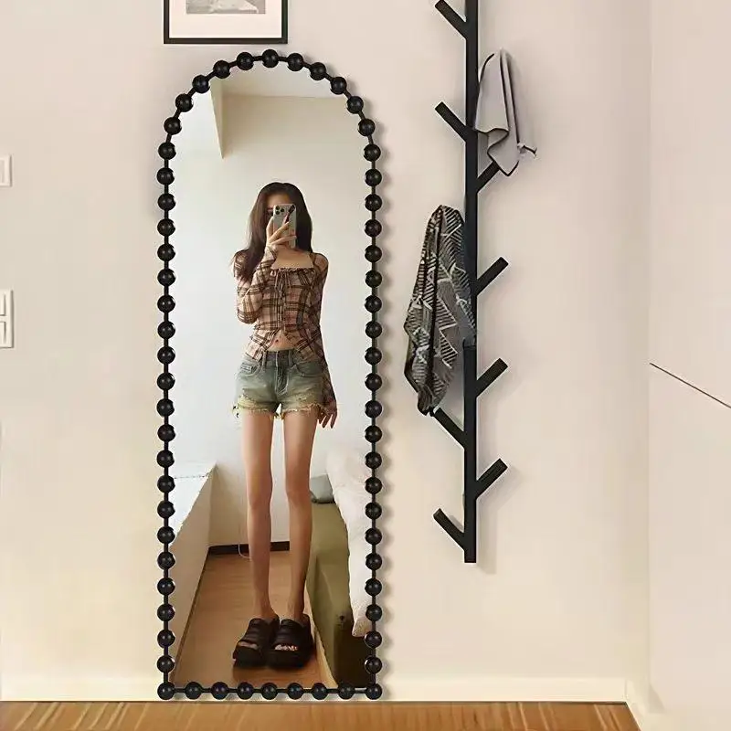 Unique Princess Mirrors Full Body Makeup Bedroom Luxury Large Wall Mirror Standing Salon Modern Miroir Sur Pied Furniture Home