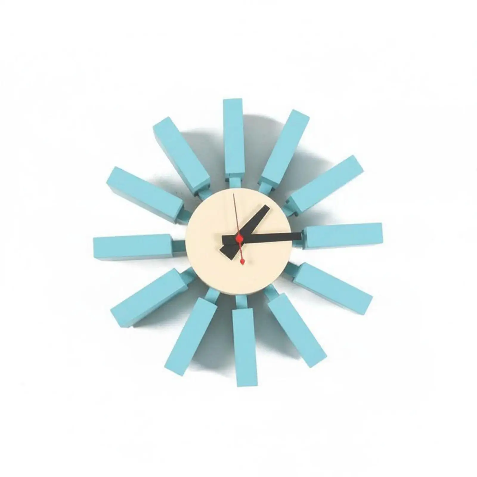 Windmill Wall Timepiece Noiseless Timepiece Non-Ticking for Living Room, Study