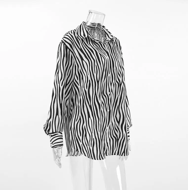 女性用長袖ブラウス,フレンチスタイルのプリントブラウス,ラペルトップ,カジュアル,ルーズ,ファッショナブル,秋,新作,s859