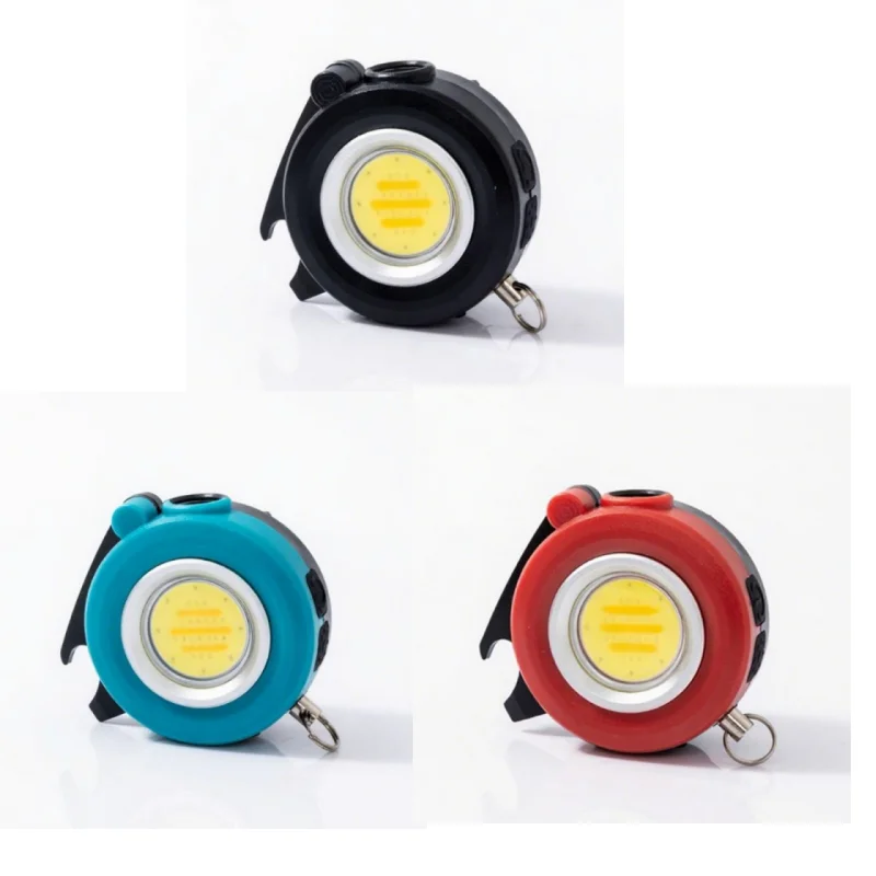 ISURE MARINE Multifunctional Portable Light  Keychain Light COB Light SourceHigh Brightness Night Riding Bicycle Light