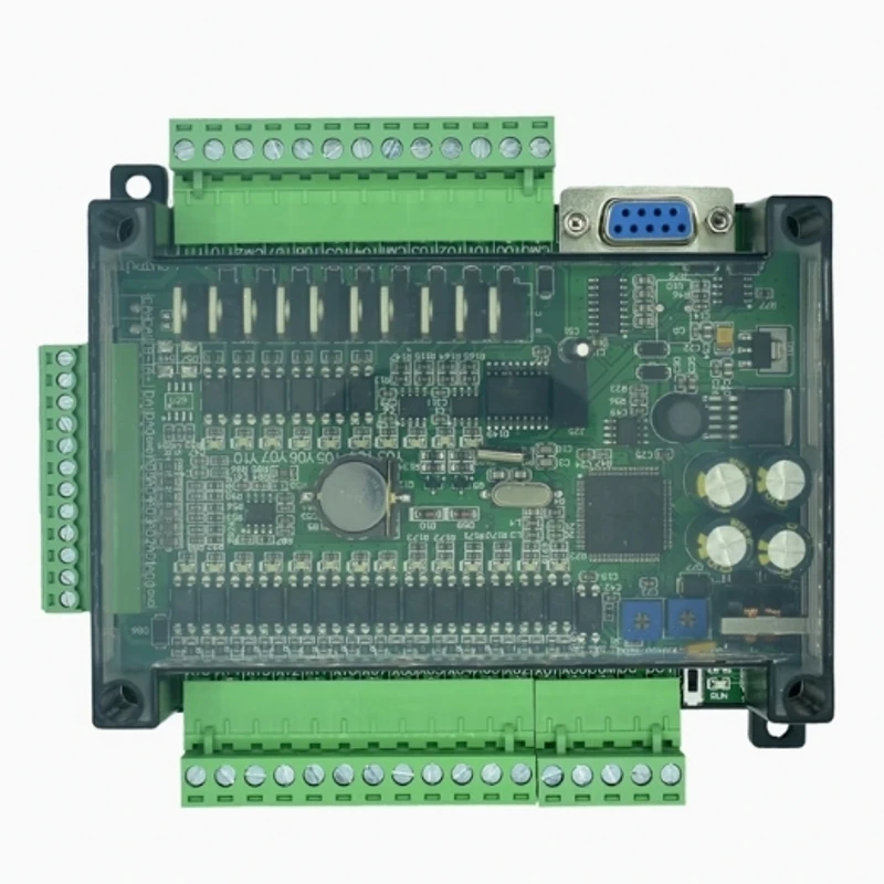 새로운 원본 FX3U-24MR FX3U-24MT PLC 산업용 제어 보드 고속 14 입력 10 출력 6AD 2DA, 485 통신 RTC 포함