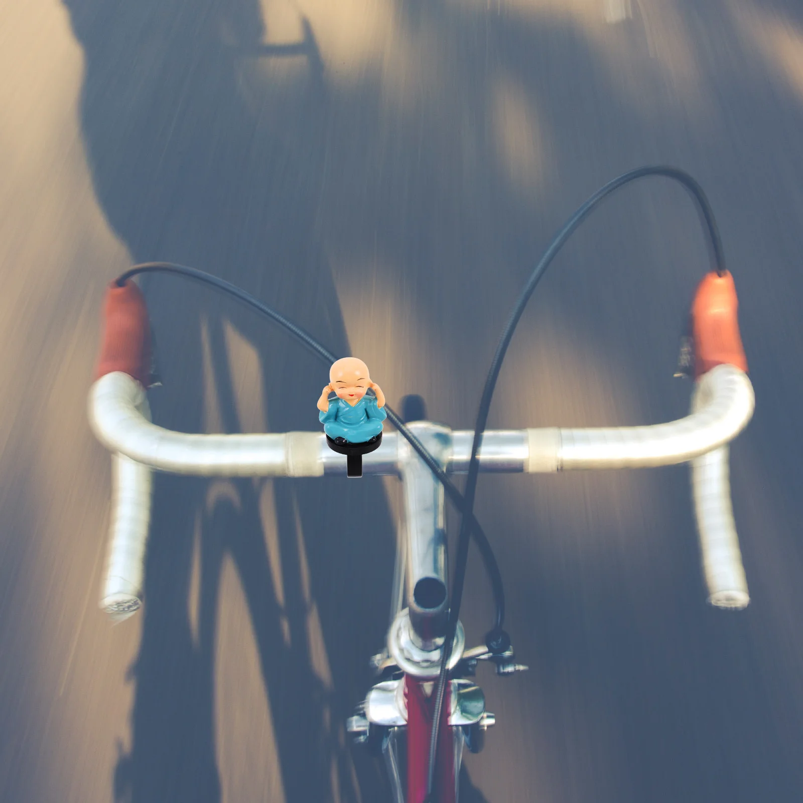 

Cute Cartoon Bicycle Decor Strap Durable Motorcycle Decoration Electric Bike Ornament Dashboard Decoration Home Office Display