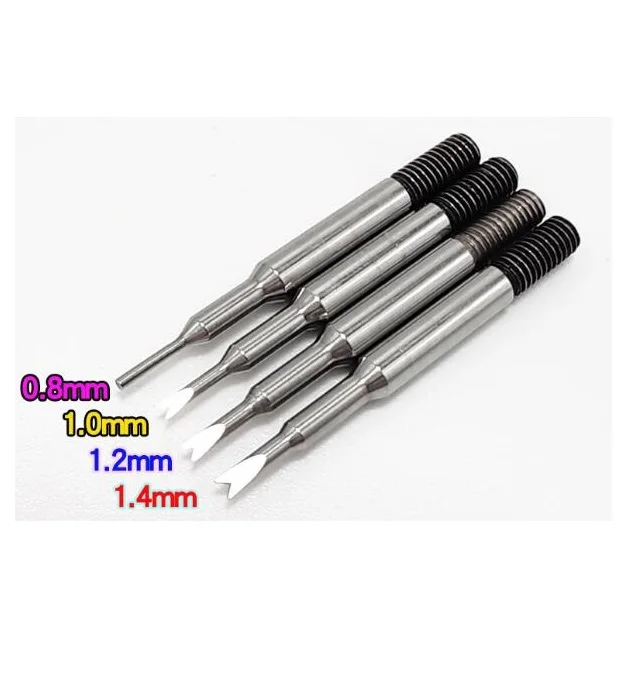 Steel V Fork Round Shaped Tip 0.8mm 1.0mm 1.2mm 1.4mm Replacement for Universal Type Watch Bracelet Spring Bar Remover W7957