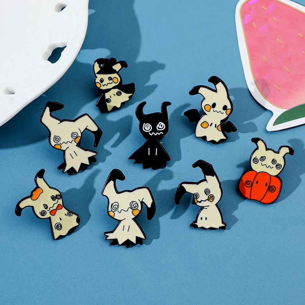 Pokémon Pikachu Enamel Brooch Metal Anime Action Figures Cartoon Badge Lapel Pins Boy Toys Gifts