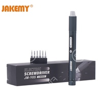 JAKEMY Cordless Screwdriver, 3 Gears Torque Adjustable Precison Screwdriver Set, Automatic and Manual Dual-mode with LED Lamp