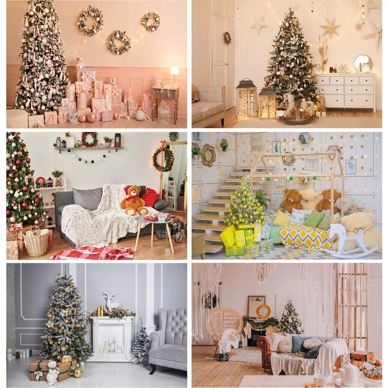 

ZHISUXI Christmas Photography Backdrops Fireplace Party Decor Photographic Backgrounds Photo Studio Photocall 21526JPT-01